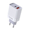 სუპერ სწრაფი დამტენი 3.0QC 20W PD+USB KAKU KSC-501 - Image 2