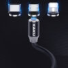 USB კაბელი KAKU 320 3 in 1 MAGNET - Image 2
